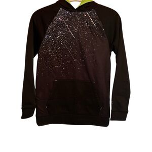 Black Starry Night Youth Hoodie
